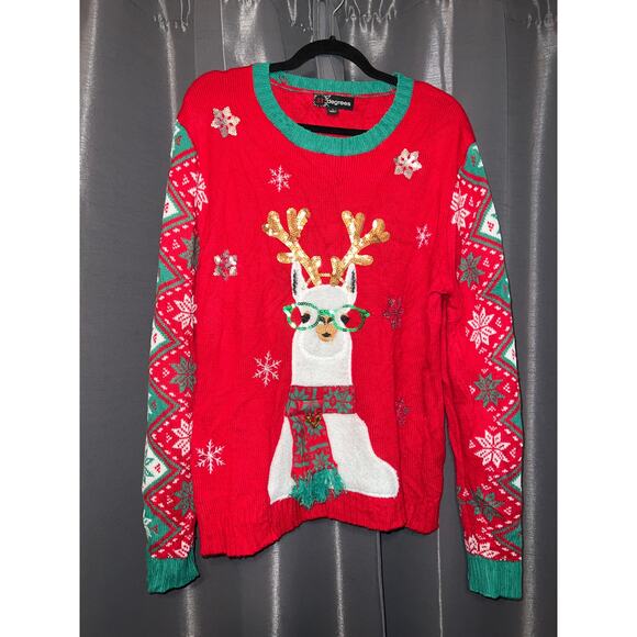 Ugly Christmas Sweater Xmas Size Large - Picture 1 of 3
